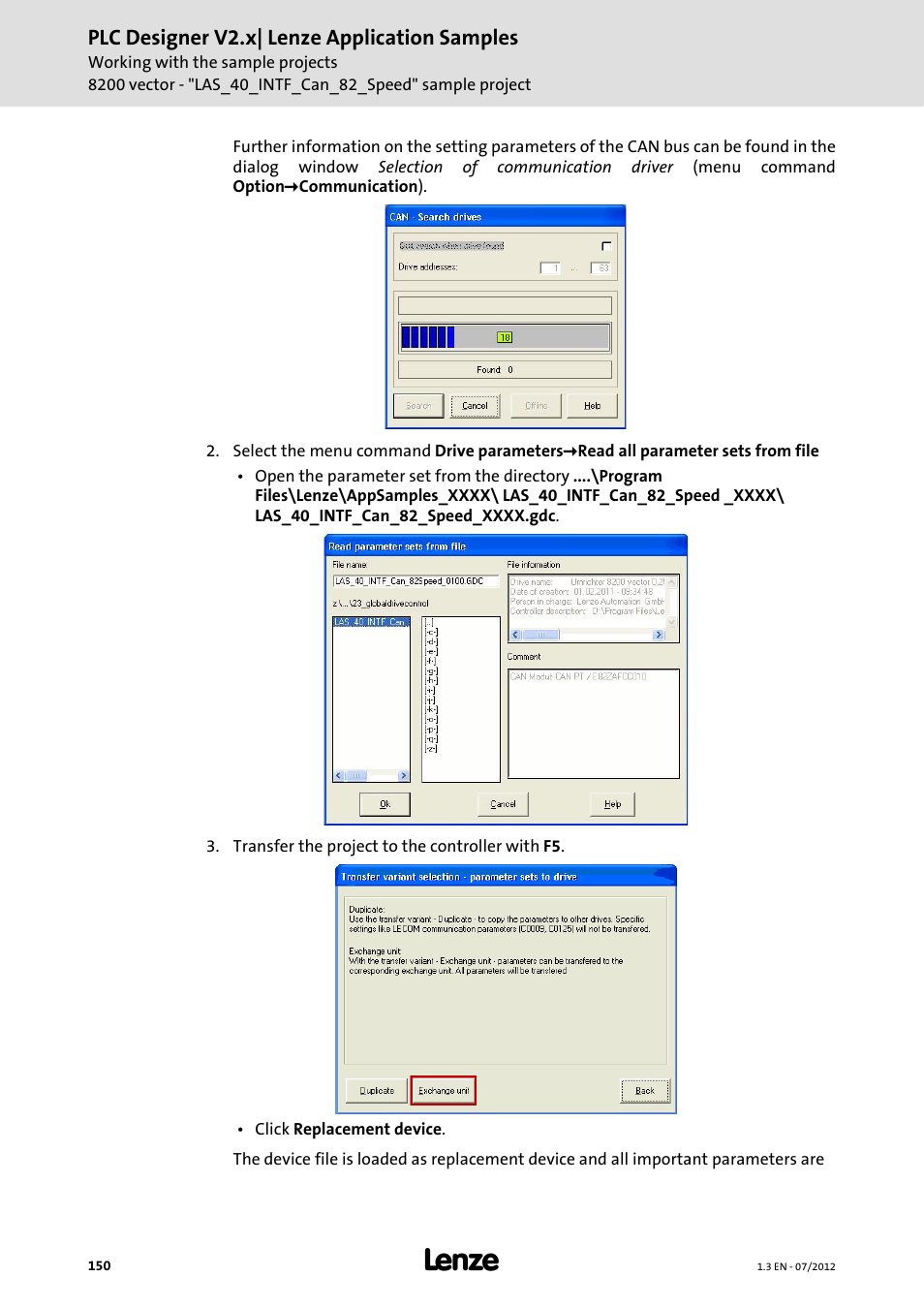 Lenze PLC Designer V2.x User Manual | Page 150 / 336