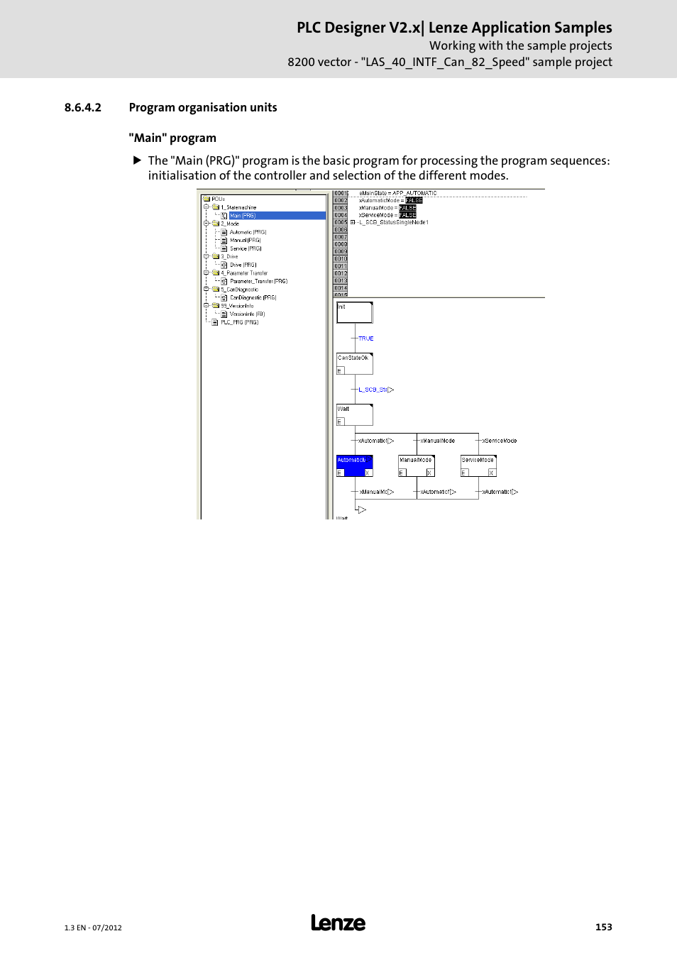 2 program organisation units, Program organisation units | Lenze PLC Designer V2.x User Manual | Page 153 / 336