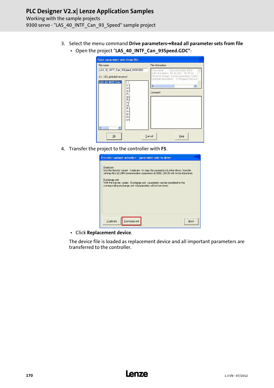 Lenze PLC Designer V2.x User Manual | Page 170 / 336