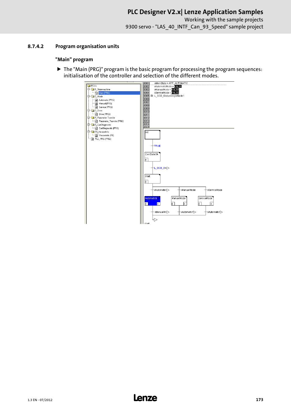 2 program organisation units, Program organisation units | Lenze PLC Designer V2.x User Manual | Page 173 / 336