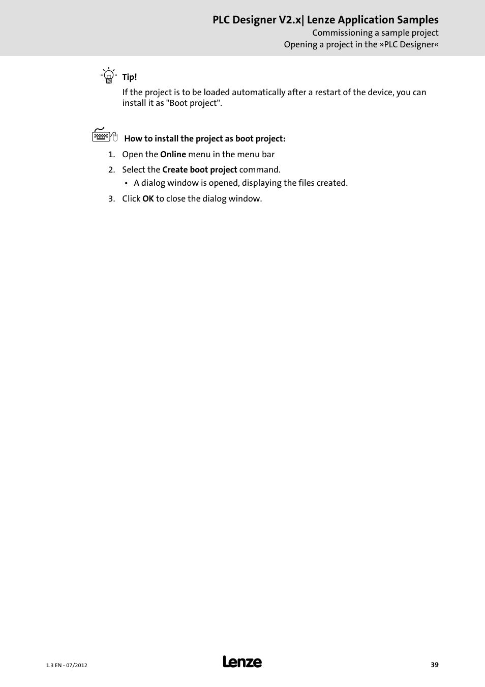 Lenze PLC Designer V2.x User Manual | Page 39 / 336