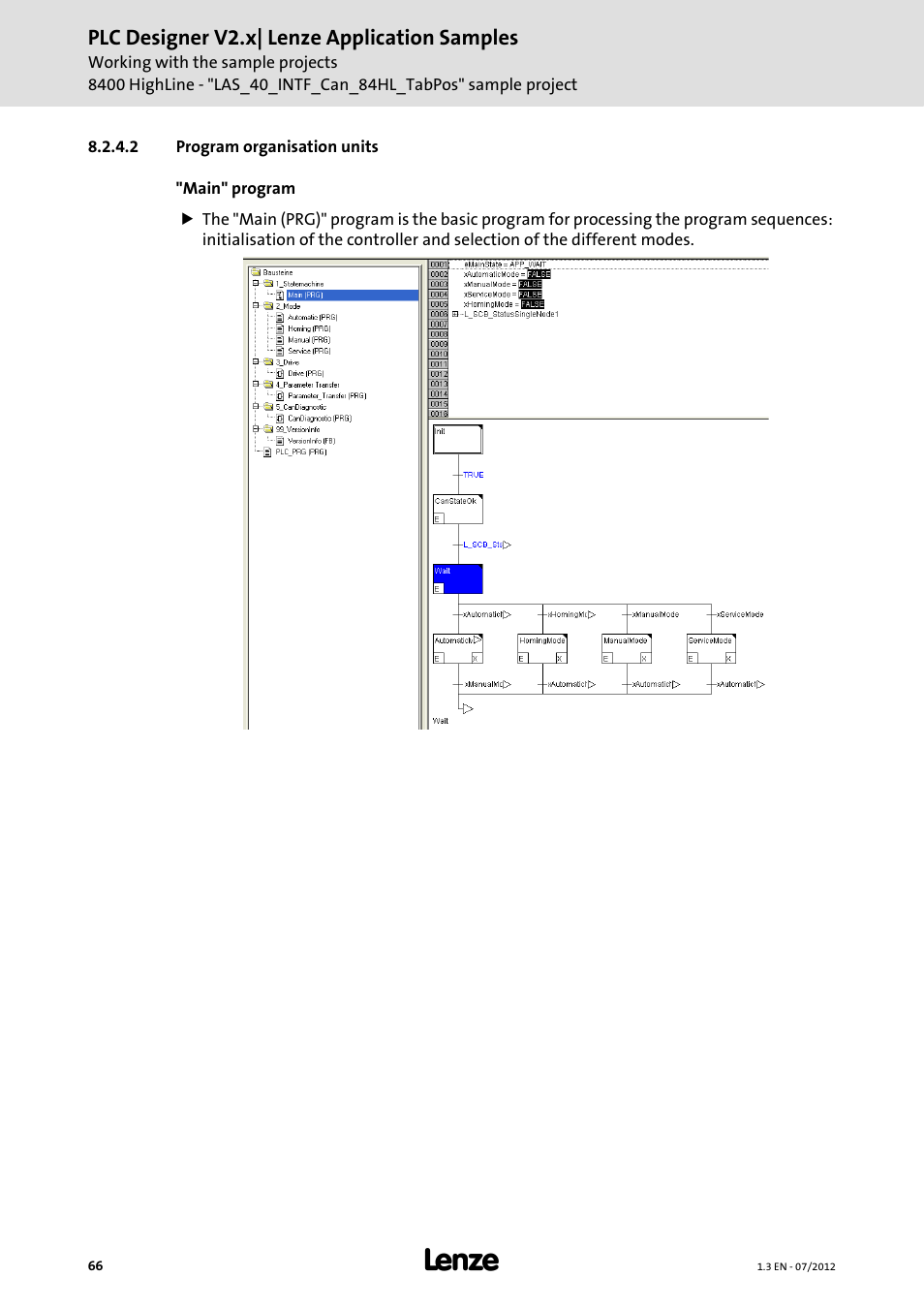 2 program organisation units, Program organisation units | Lenze PLC Designer V2.x User Manual | Page 66 / 336