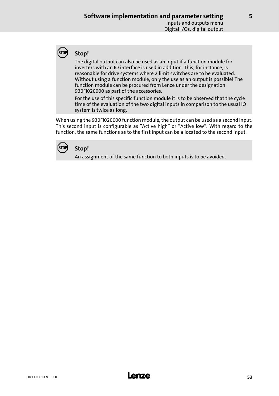 Lenze 931W User Manual | Page 53 / 78