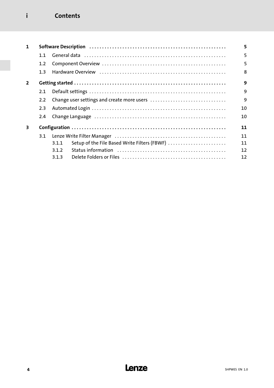 Lenze IPC Operating System Windows Embedded Standard 2009 User Manual | Page 4 / 14
