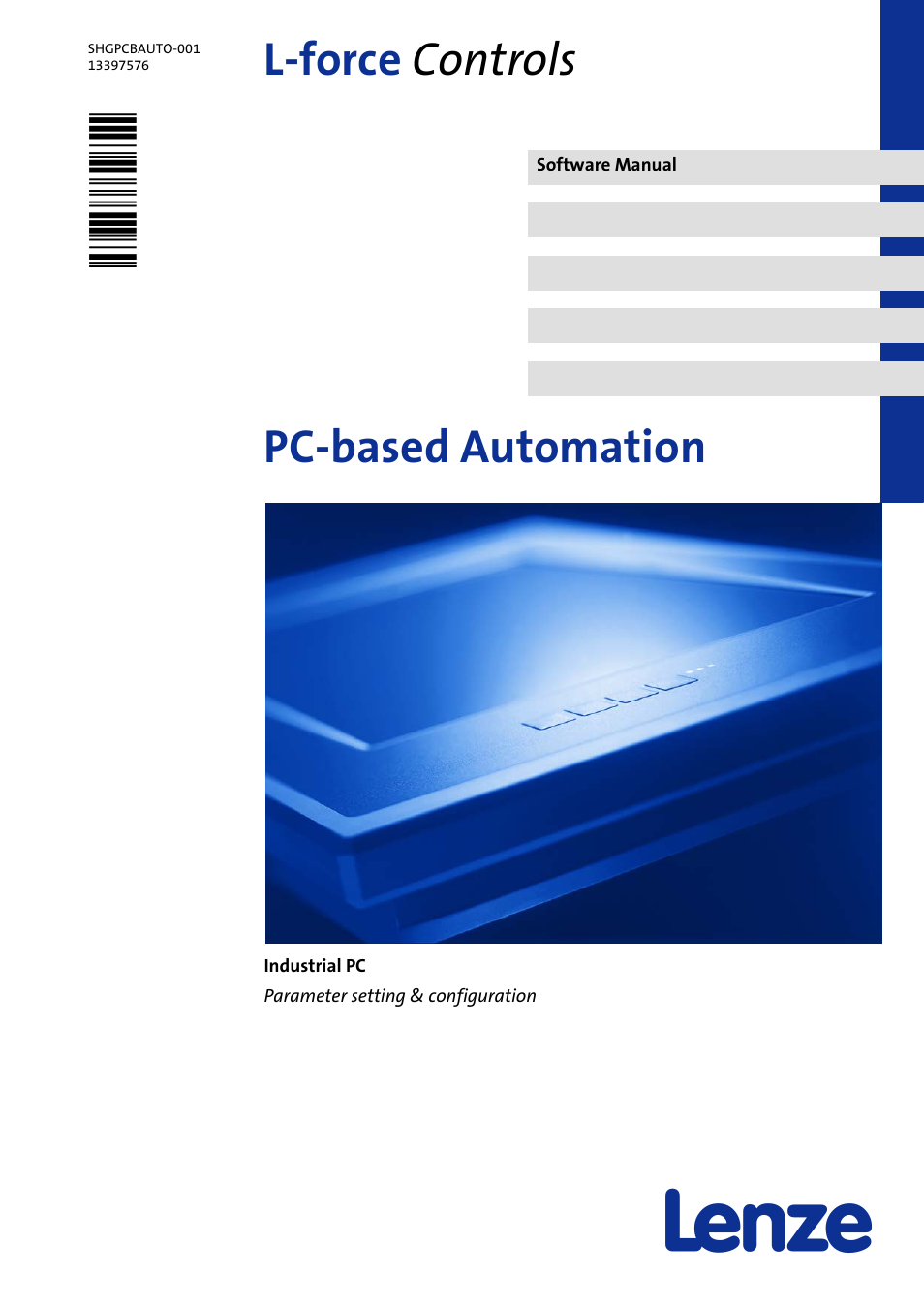 Lenze PC-based Automation Industrial PC User Manual | 226 pages