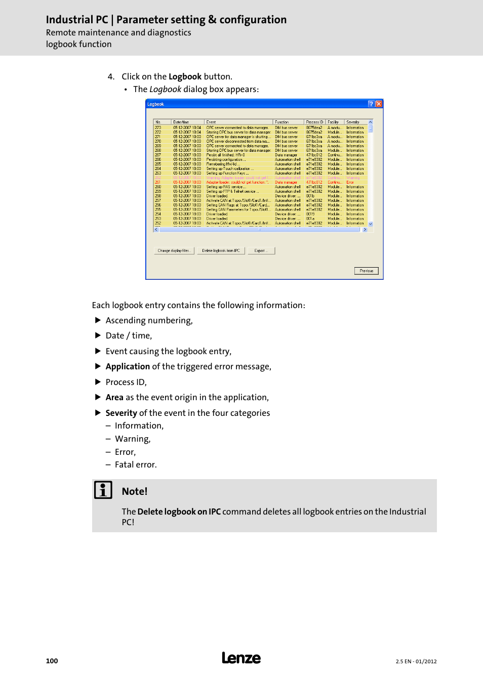 Lenze PC-based Automation Industrial PC User Manual | Page 100 / 226