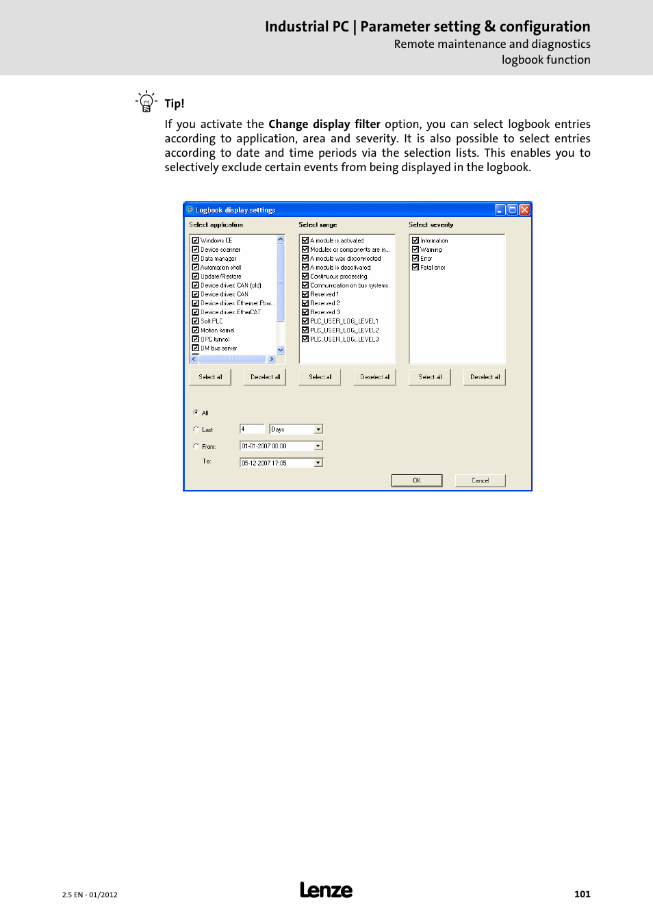 Lenze PC-based Automation Industrial PC User Manual | Page 101 / 226