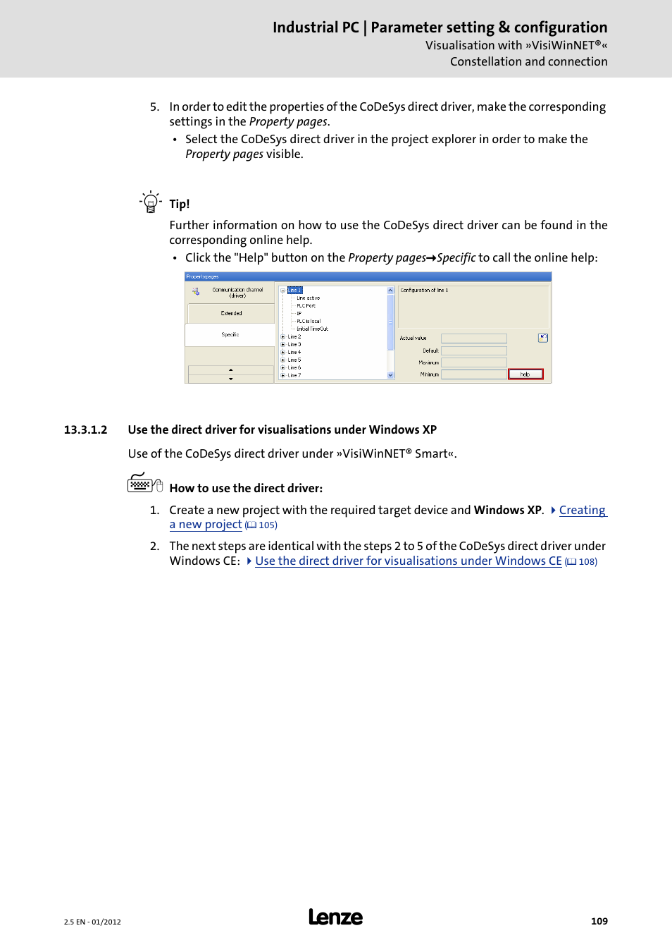 Lenze PC-based Automation Industrial PC User Manual | Page 109 / 226