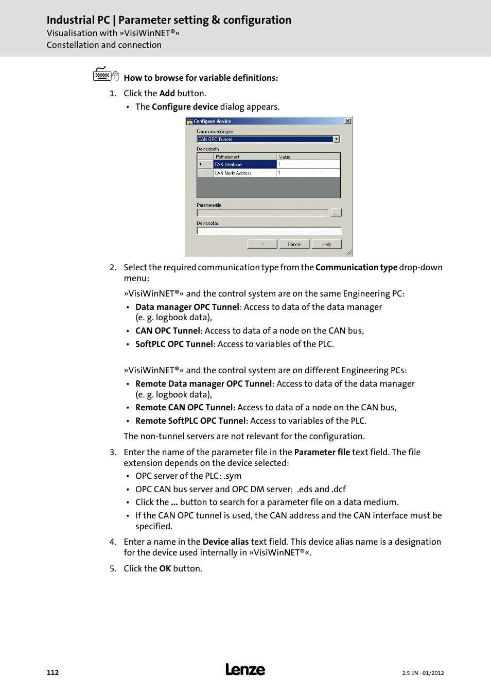 Lenze PC-based Automation Industrial PC User Manual | Page 112 / 226