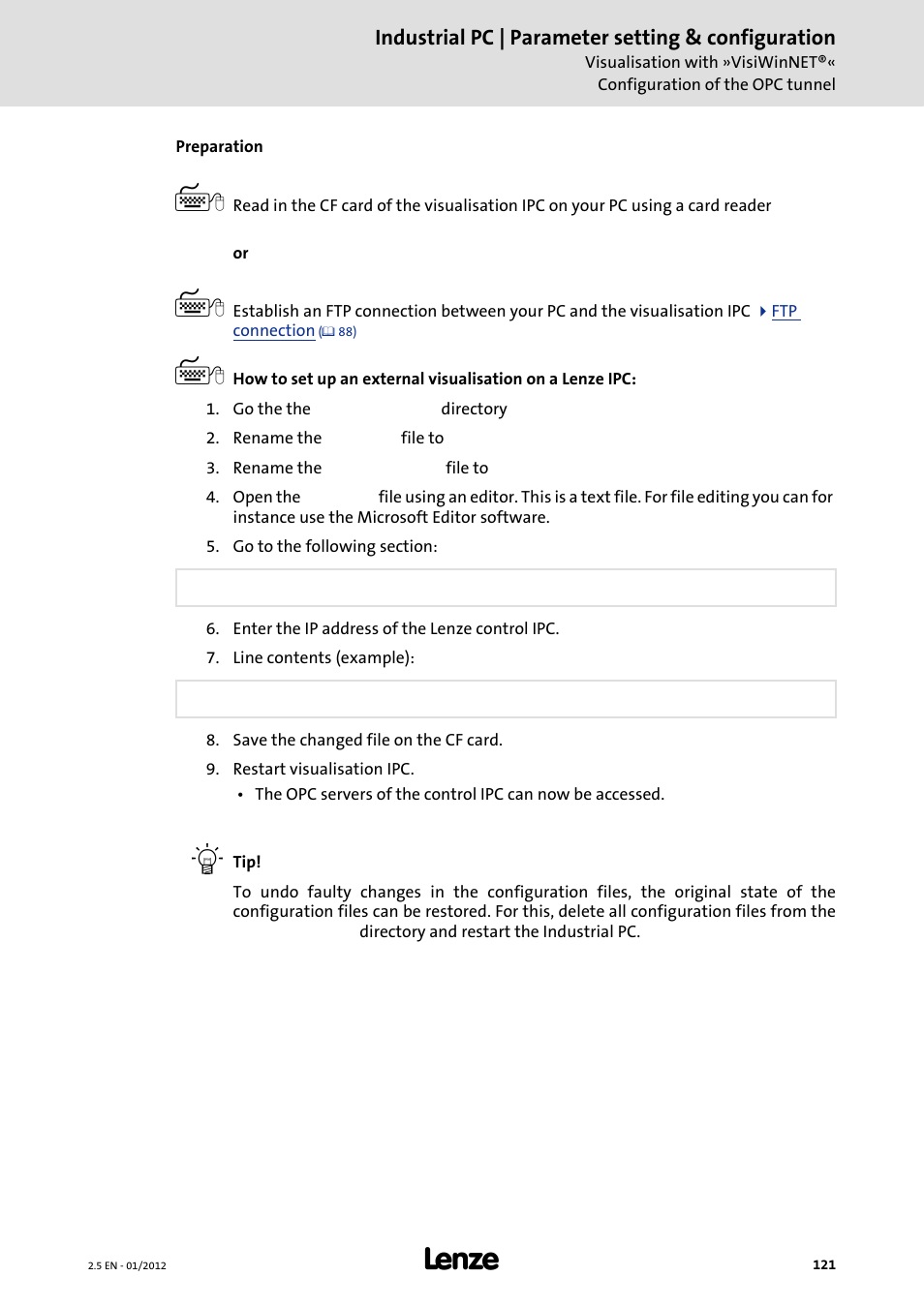 Lenze PC-based Automation Industrial PC User Manual | Page 121 / 226