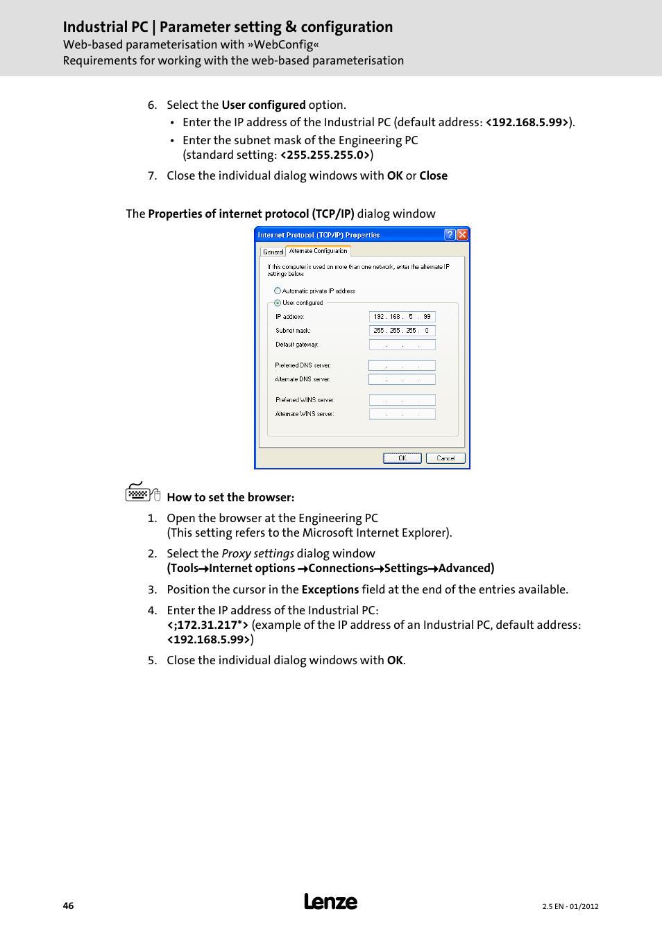 Lenze PC-based Automation Industrial PC User Manual | Page 46 / 226
