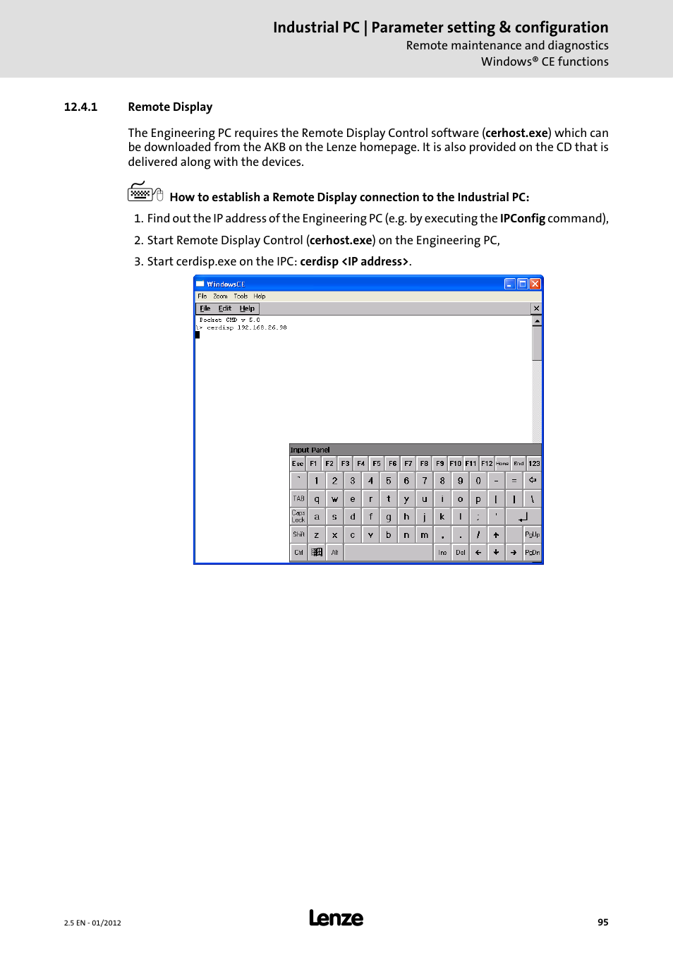 1 remote display | Lenze PC-based Automation Industrial PC User Manual | Page 95 / 226