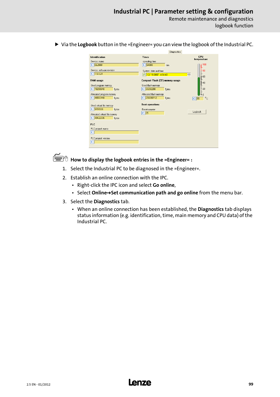 Lenze PC-based Automation Industrial PC User Manual | Page 99 / 226