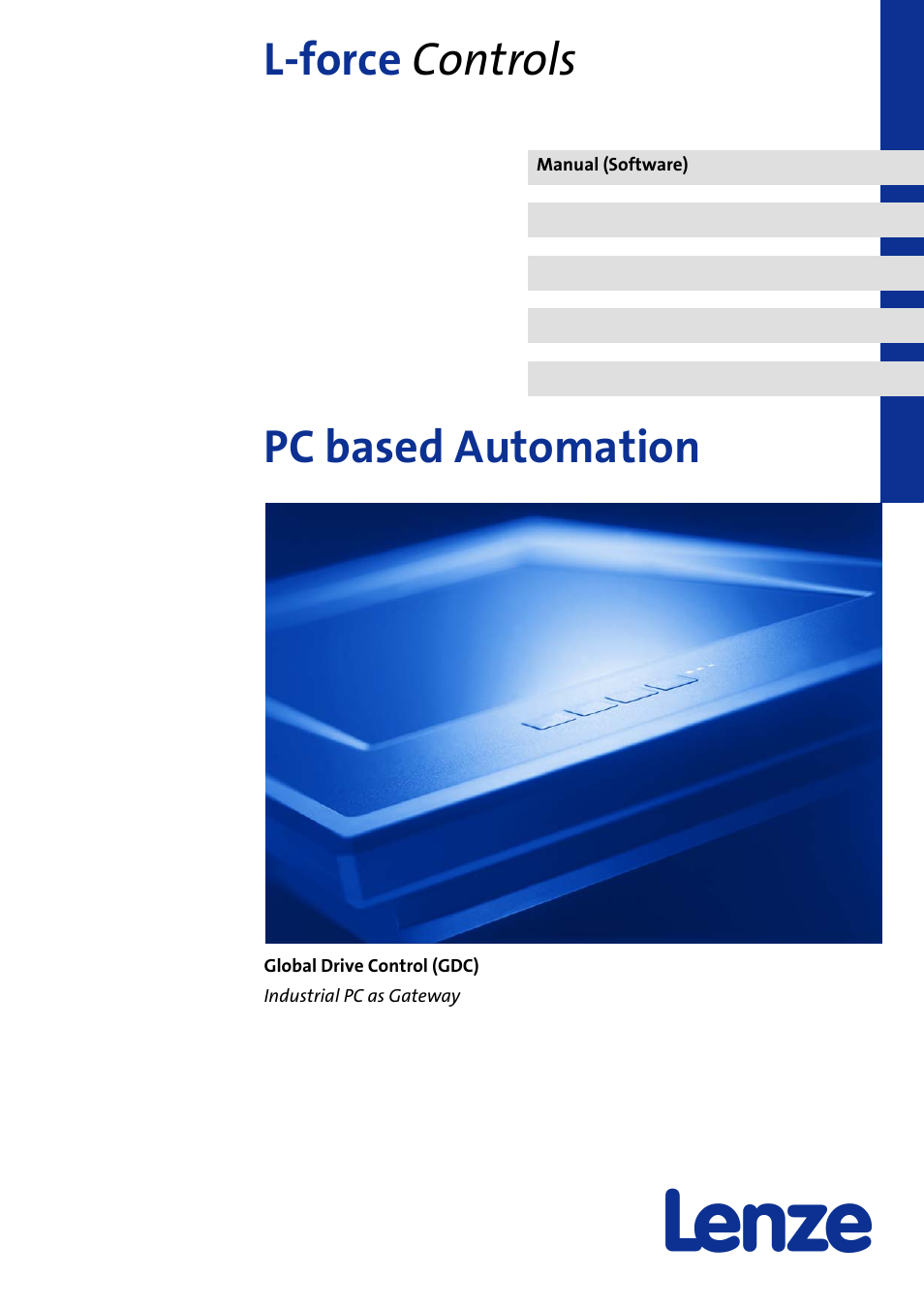 Lenze Global Drive Control (GDC) User Manual | 12 pages