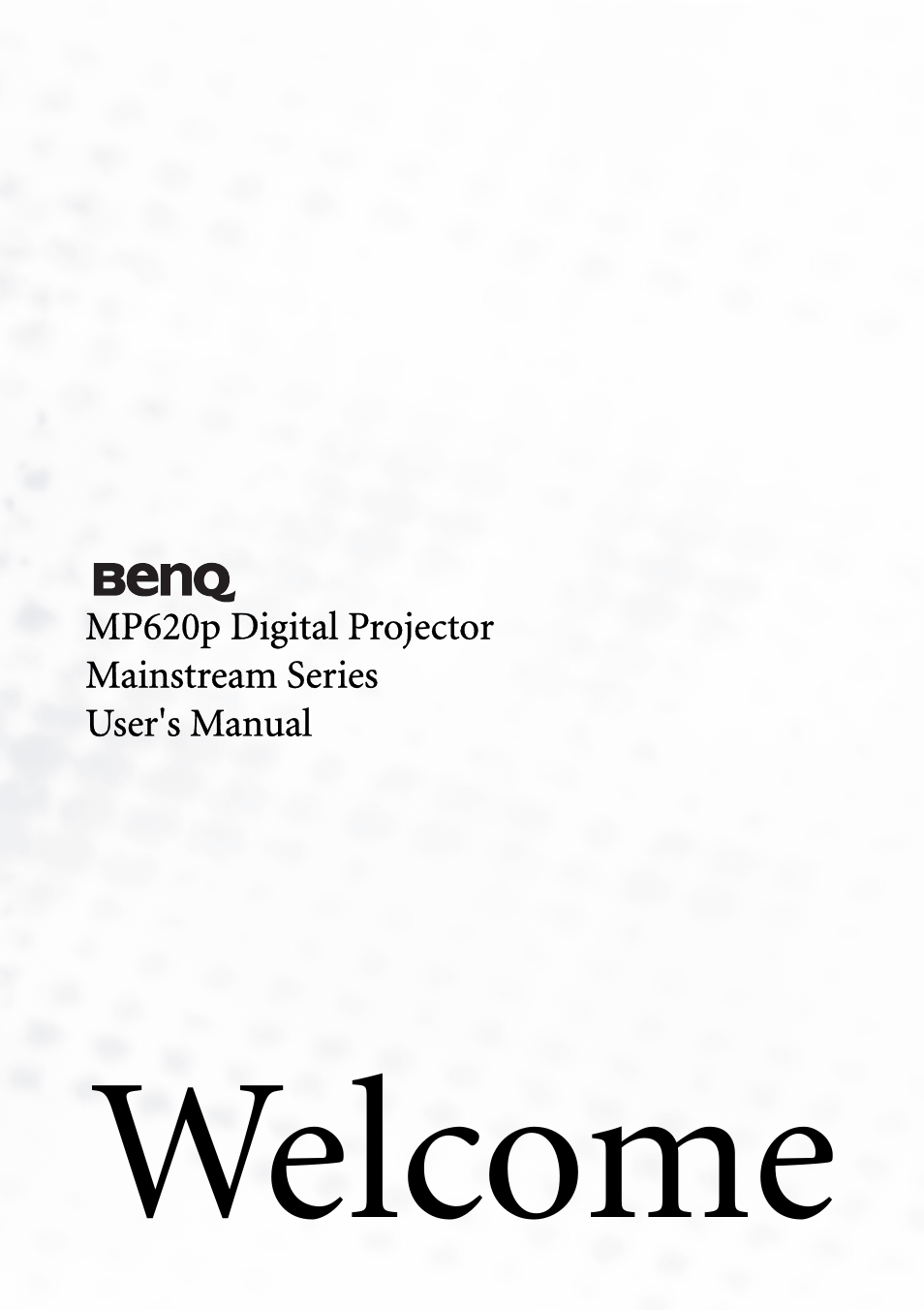 BenQ MP620p User Manual | 55 pages