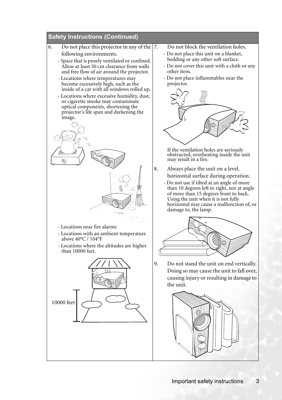 BenQ MP620p User Manual | Page 9 / 55