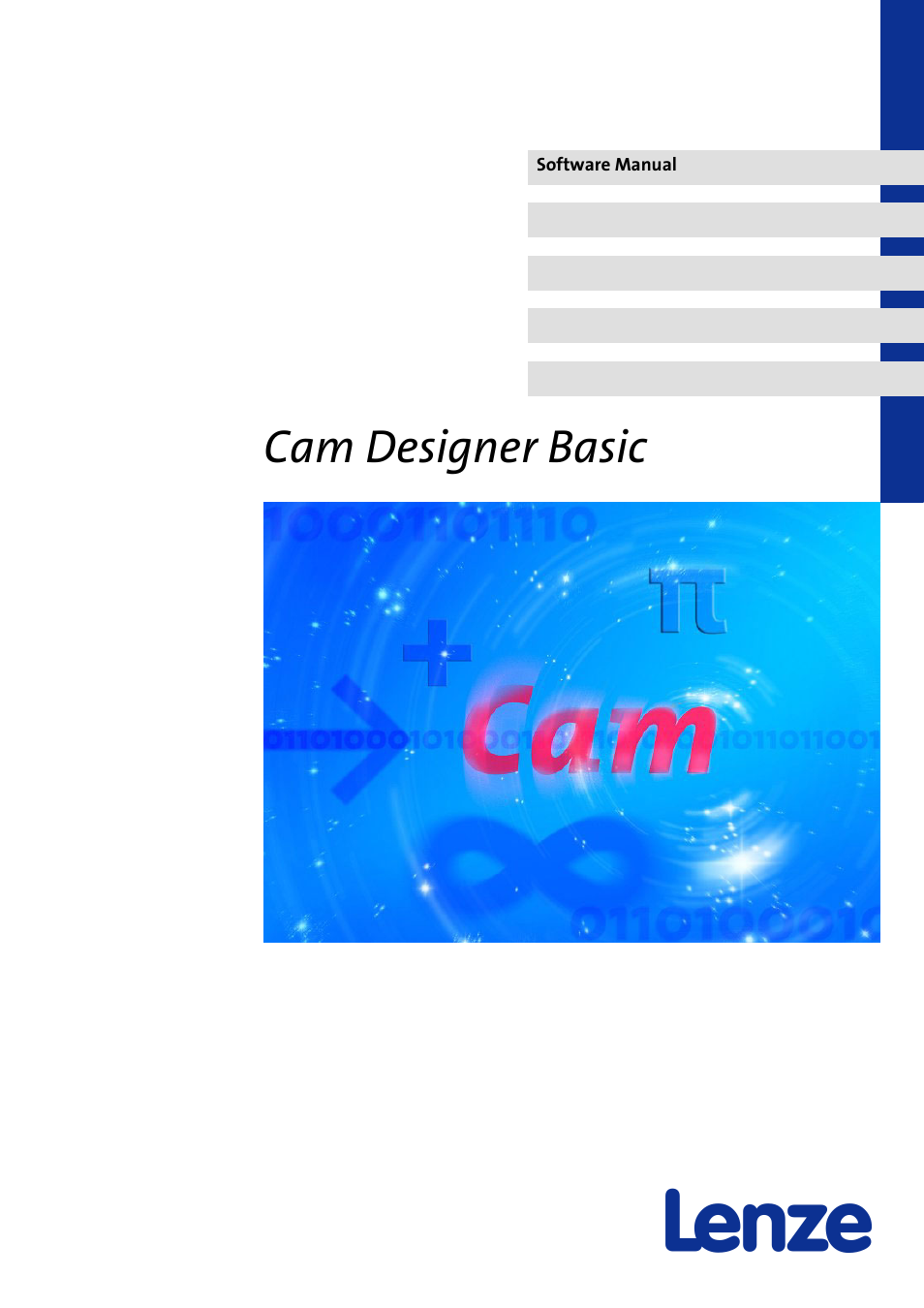 Lenze Cam Designer Basic User Manual | 53 pages