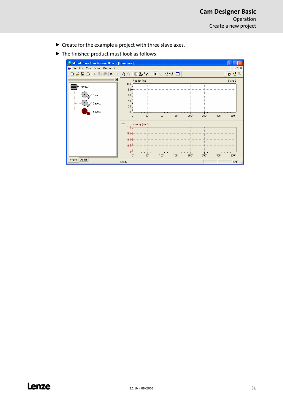 Cam designer basic | Lenze Cam Designer Basic User Manual | Page 31 / 53