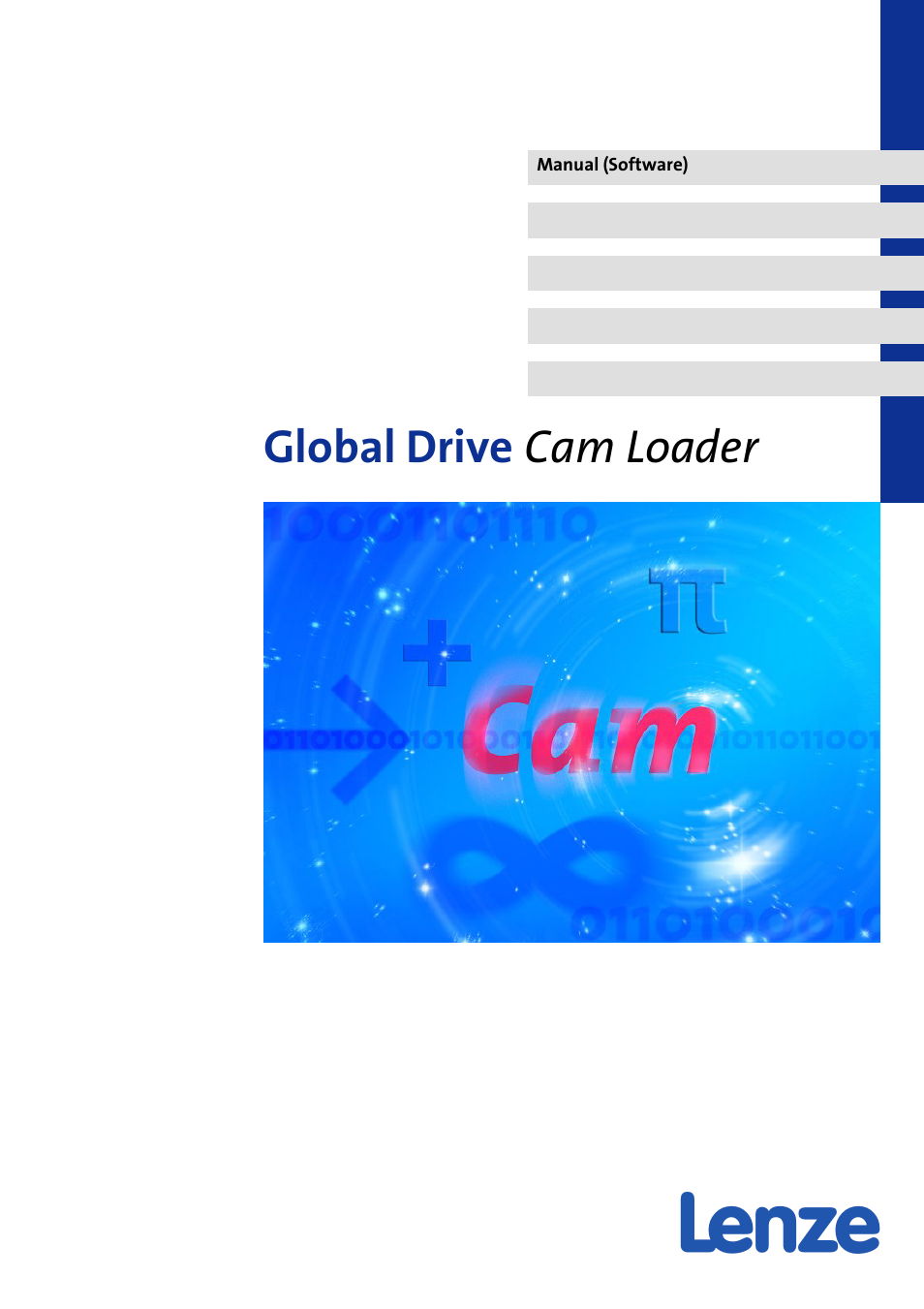 Lenze Global Drive Cam Loader User Manual | 54 pages