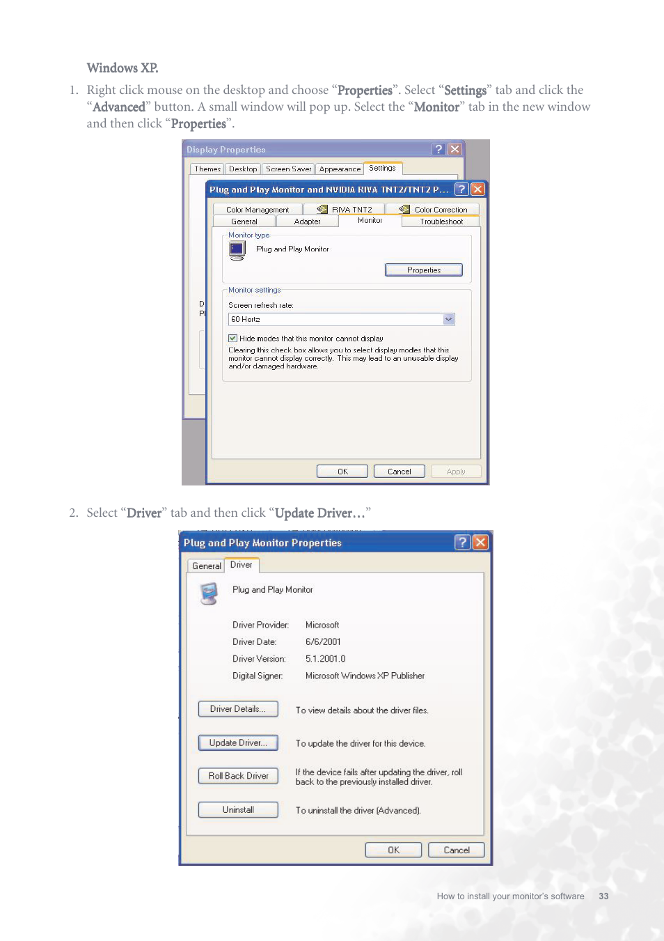 BenQ FP731 User Manual | Page 33 / 54