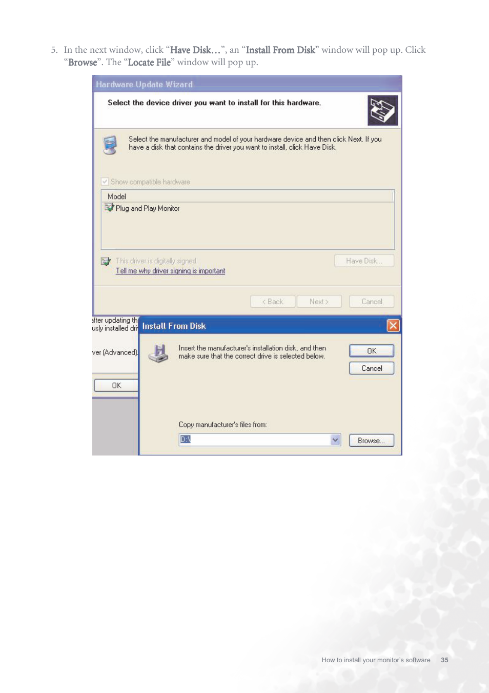 BenQ FP731 User Manual | Page 35 / 54