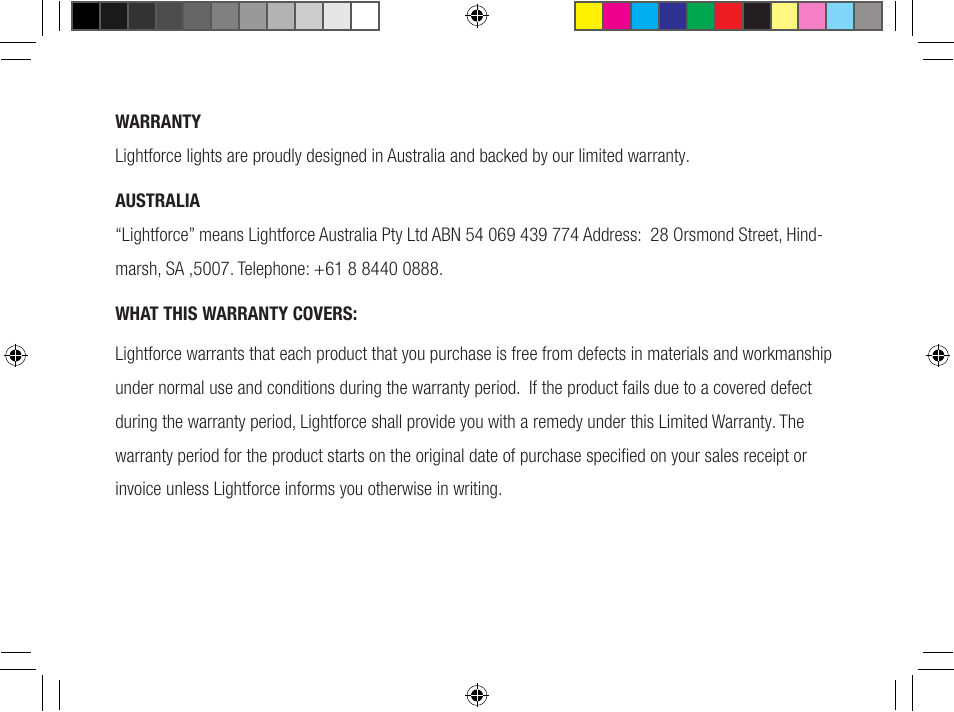 Lightforce 170 VENOM User Manual | Page 18 / 20