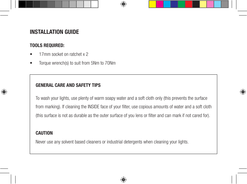 Installation guide | Lightforce 170 VENOM User Manual | Page 8 / 20