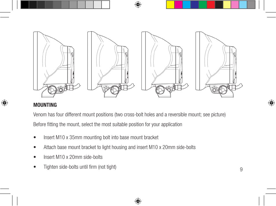 Lightforce 170 VENOM User Manual | Page 9 / 20