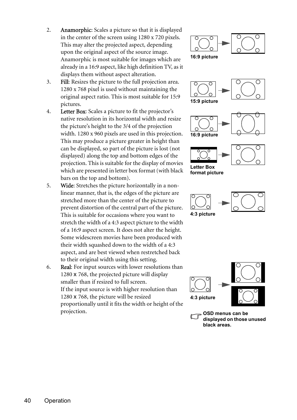 BenQ SP831 User Manual | Page 40 / 80