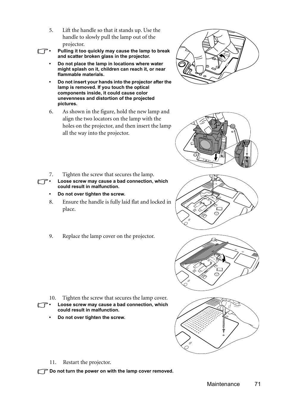 BenQ SP831 User Manual | Page 71 / 80