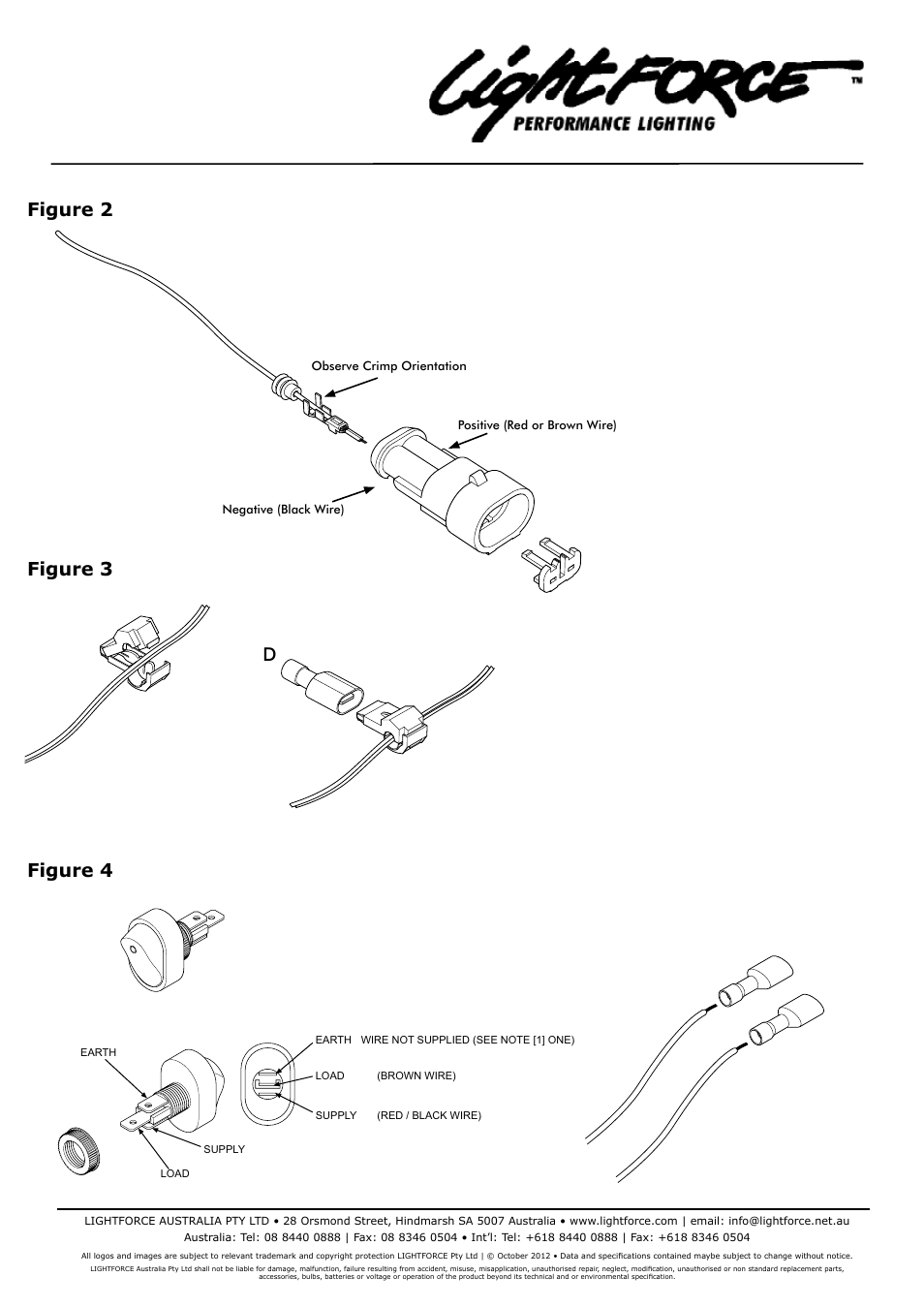 Figure 2 figure 3, Figure 4 d | Lightforce DRIVING LIGHT WIRING HARNESS User Manual | Page 3 / 3
