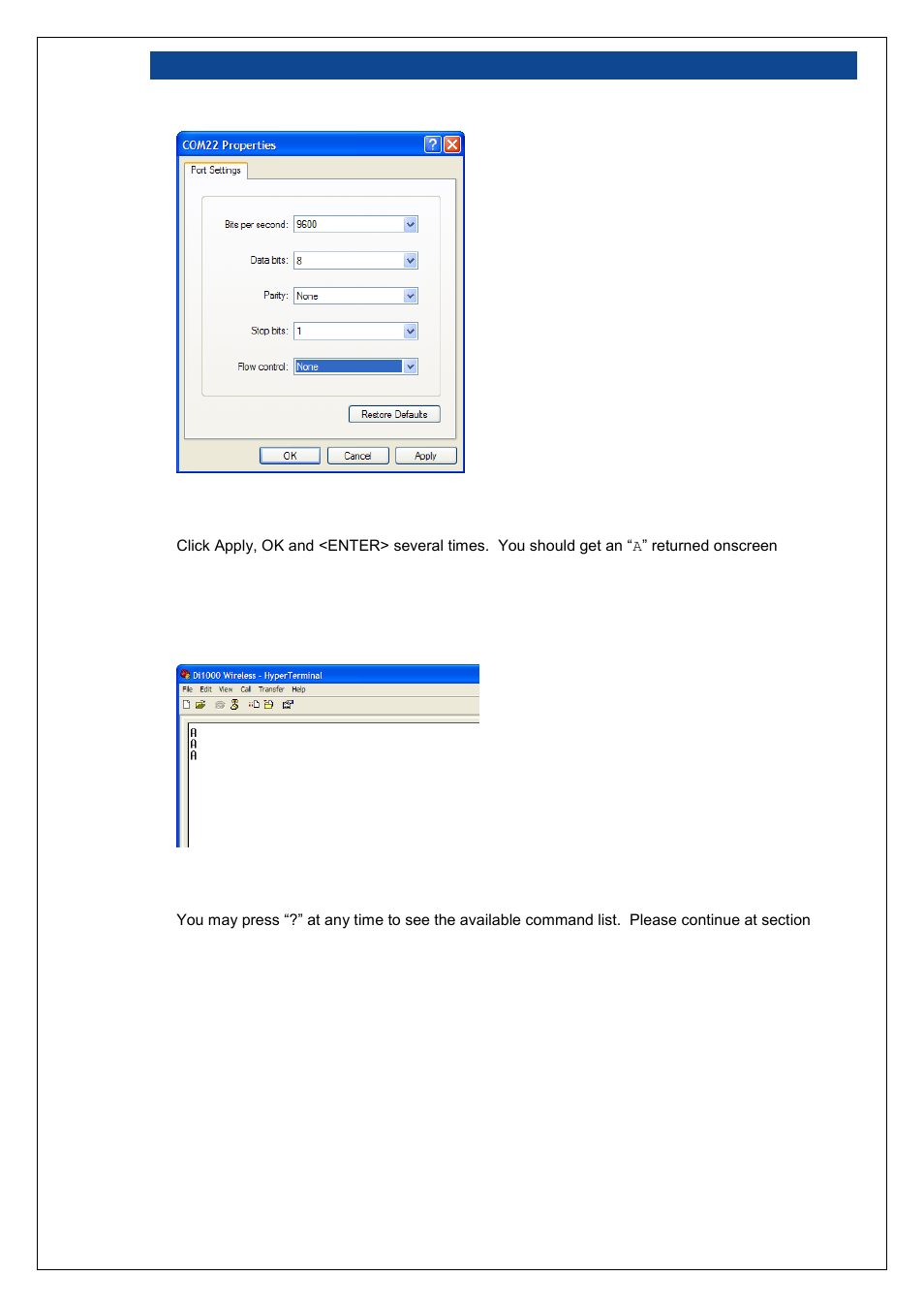 Continuation of the quick start | Loadstar Sensors DI-1000U Digital Load Cell Interface Manual User Manual | Page 24 / 25