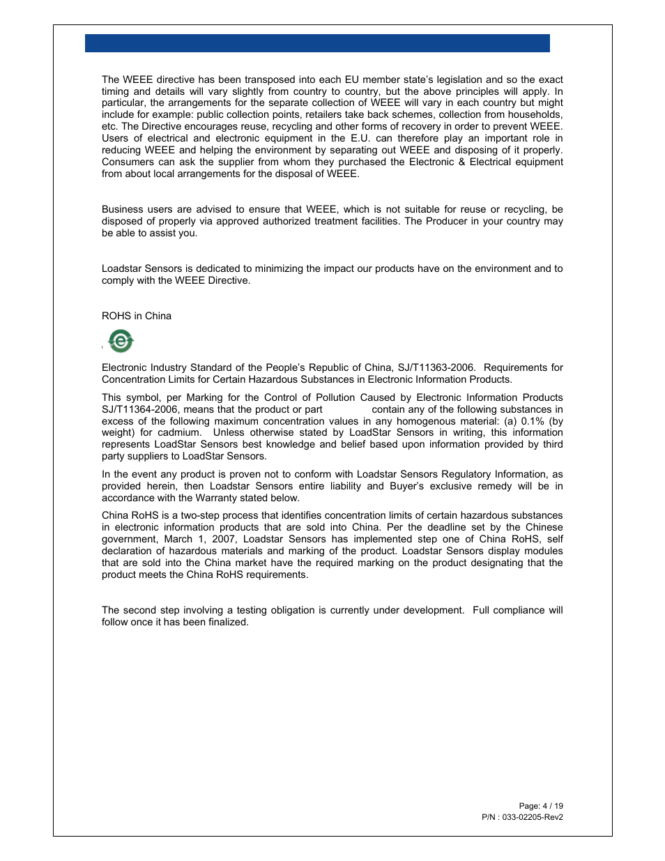 Loadstar Sensors DI-100U Digital Load Cell Interface Manual User Manual | Page 4 / 19