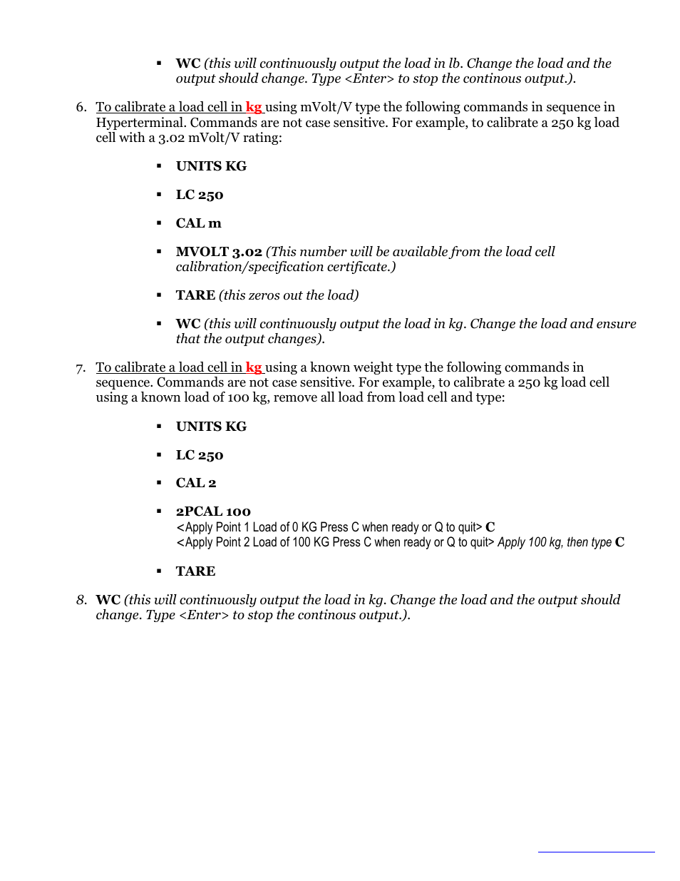 Loadstar Sensors DI-100U Calibration Quick Start Guide User Manual | Page 2 / 2