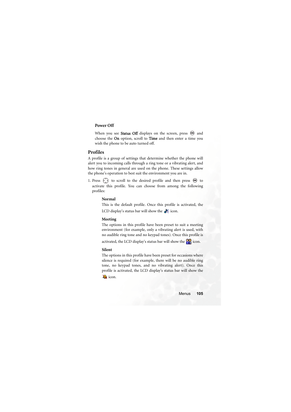 Profiles | BenQ M300 User Manual | Page 119 / 138