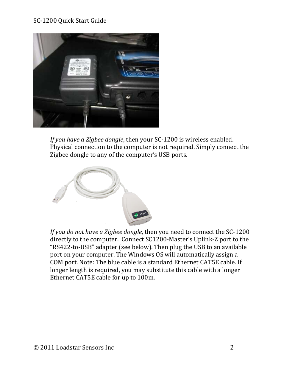 Loadstar Sensors SC-1200 User Manual | Page 2 / 3