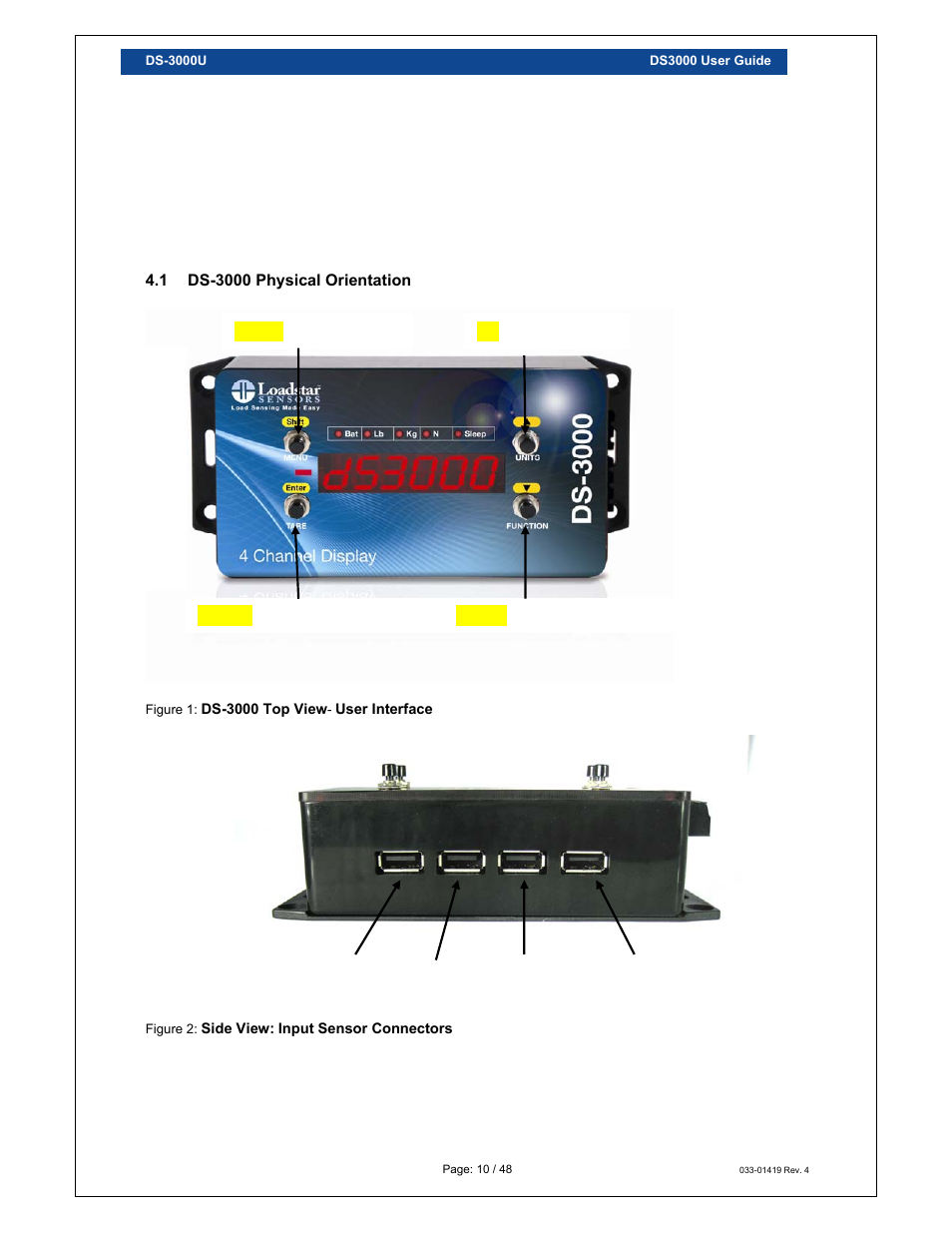 Hysical, Etails | Loadstar Sensors DS-3000 Digital Load Cell Display & Controller User Manual | Page 10 / 48