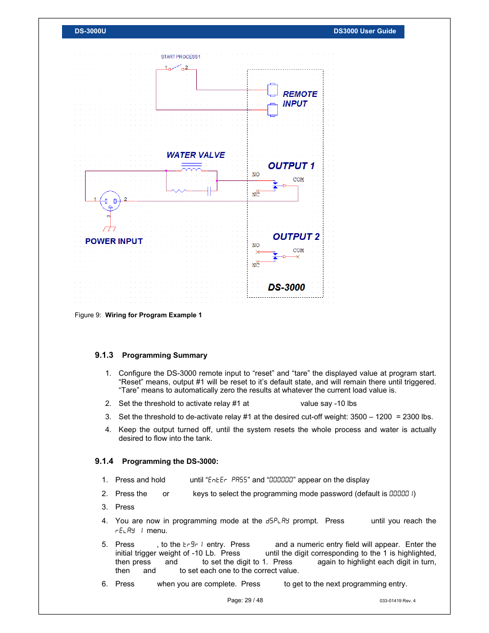 Loadstar Sensors DS-3000 Digital Load Cell Display & Controller User Manual | Page 29 / 48