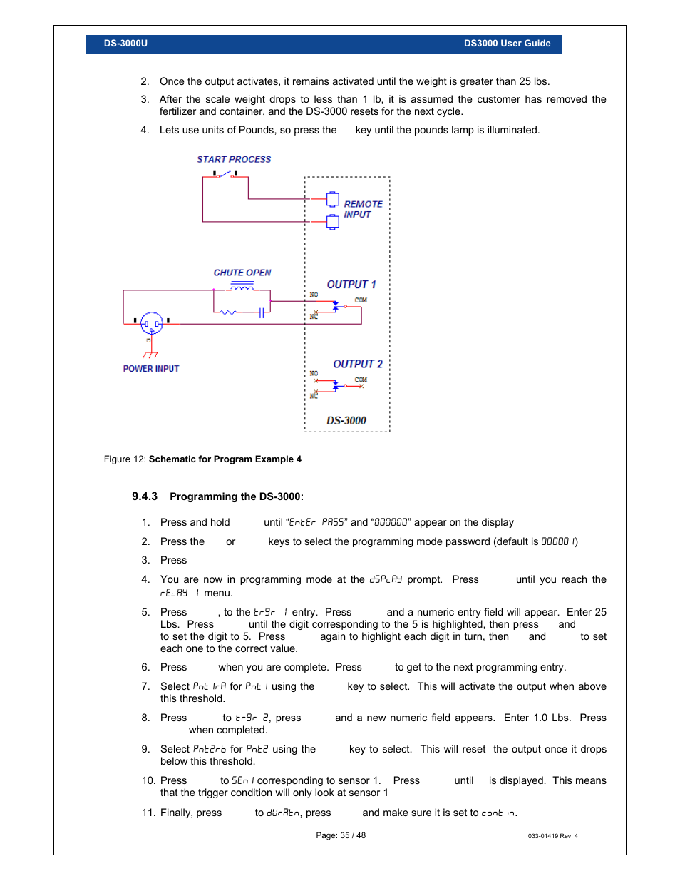 Loadstar Sensors DS-3000 Digital Load Cell Display & Controller User Manual | Page 35 / 48