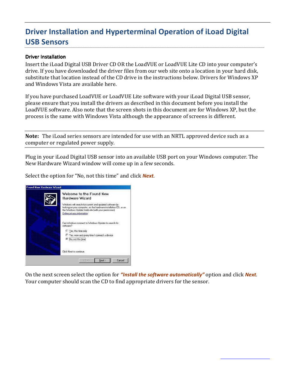 Loadstar Sensors LoadVUE (LV-400,LV-1000,LV-4000,LV-7000) Load Cell User Manual | Page 12 / 32