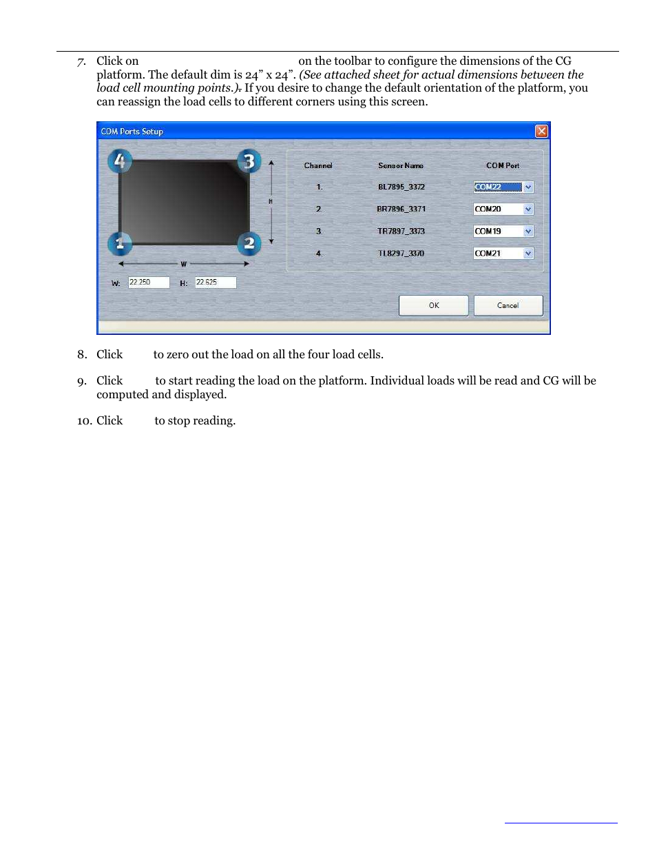 Loadstar Sensors LoadVUE-CG (Center of Gravity) User Manual | Page 2 / 4