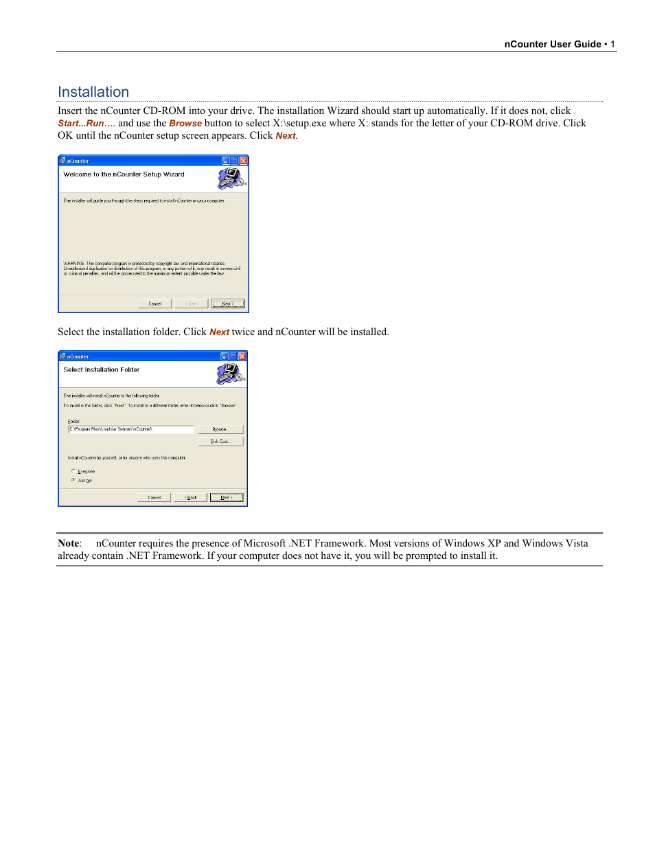 Loadstar Sensors nCounter User Manual | 4 pages