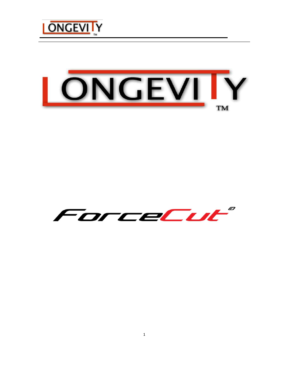 Longevity FORCECUT 42i User Manual | 21 pages