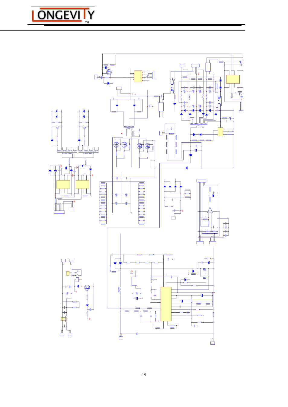 Electrical schematics drawing | Longevity FORCECUT 42i User Manual | Page 19 / 21