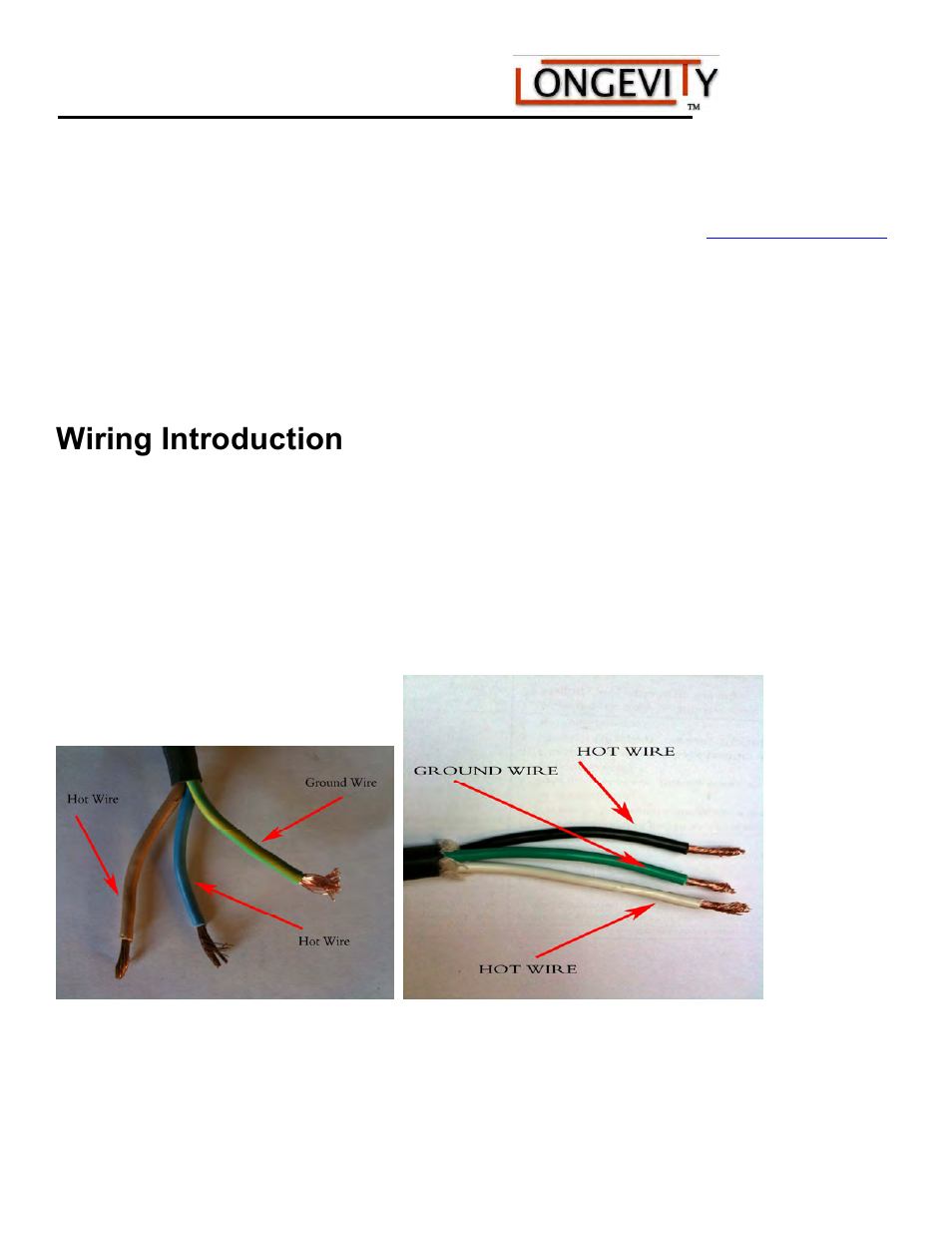 Installation and setup instructions, Wiring introduction | Longevity WeldAll 160PI/200PI/250PI User Manual | Page 14 / 49