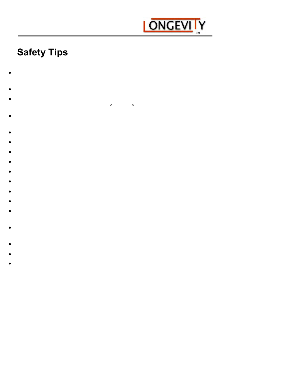 Safety tips | Longevity WeldAll 160PI/200PI/250PI User Manual | Page 7 / 49