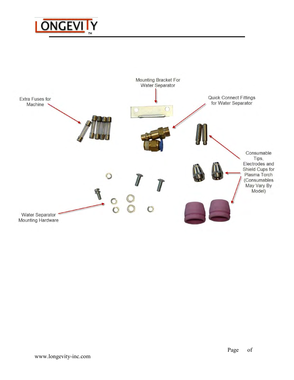 Forcecut 40d and 50d plasma cutters | Longevity FORCECUT 50D User Manual | Page 11 / 30