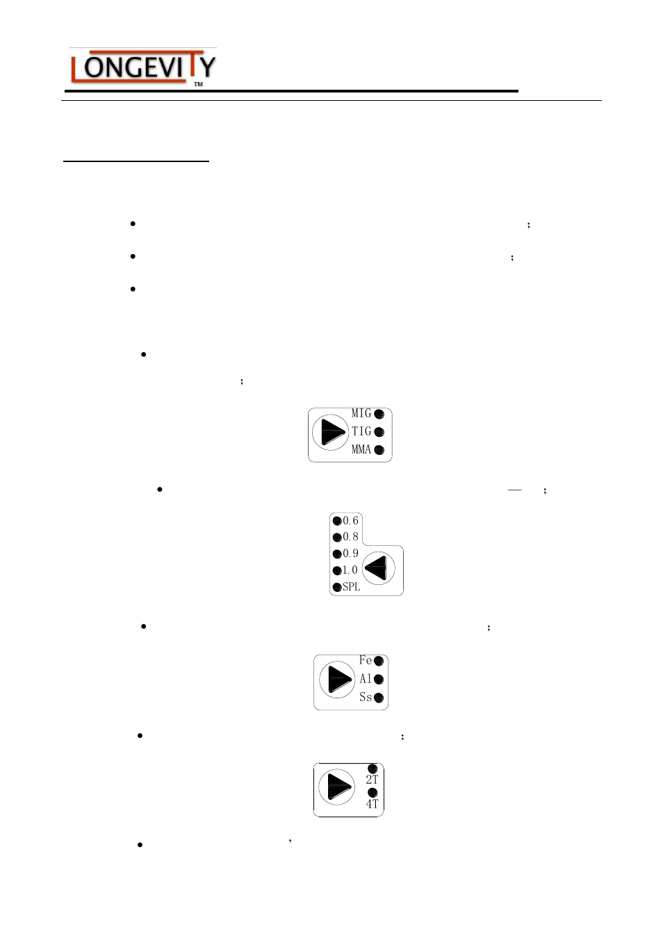 Welding operation, Mig mode operation | Longevity PROMTS 200 User Manual | Page 17 / 23