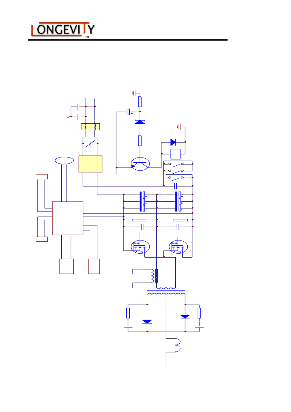 Electrical schematic drawing | Longevity PROMTS 200 User Manual | Page 22 / 23