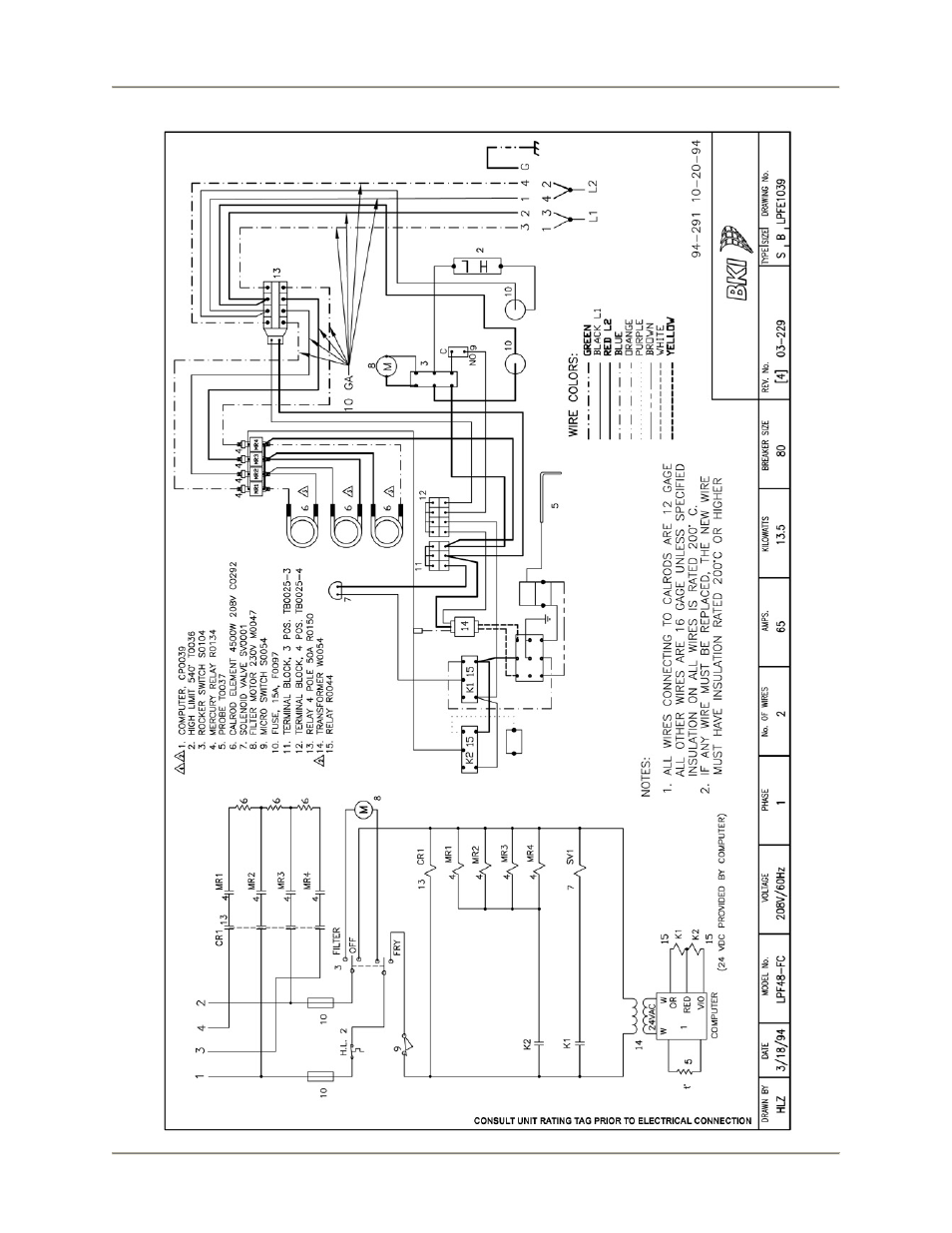 BKI LPF-F User Manual | Page 54 / 60